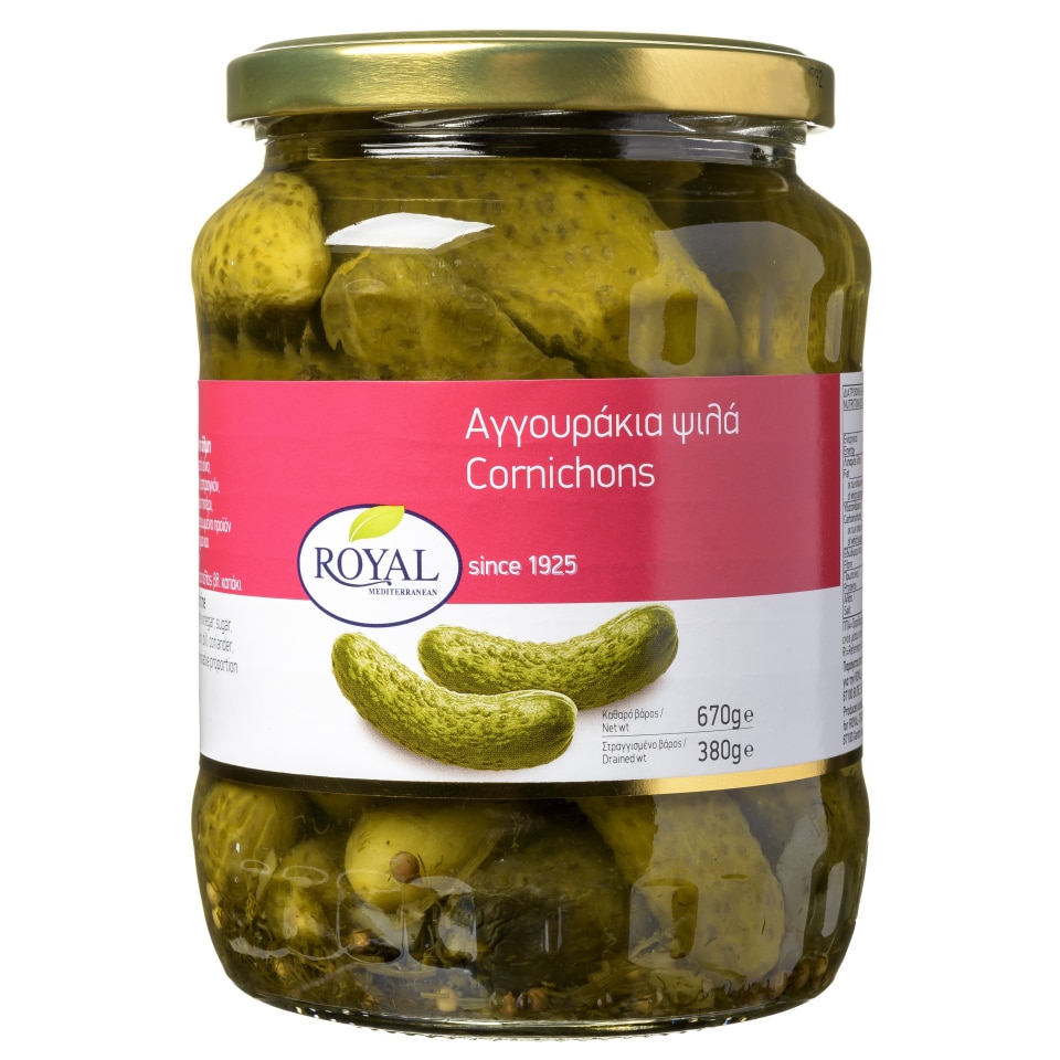 ROYAL Τουρσί Αγγουράκι Ψιλό 380 gr