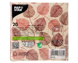 PAPSTAR | Χαρτοπετσέτες Bjork Οικολογικές 33x33cm 104g