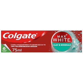 COLGATE | Οδοντόκρεμα Max White Clay 75ml