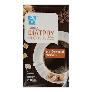 ΑΒ | ΚΑΦΕΣ ΦΙΛΤΡΟΥ MOCCA  250Γ
