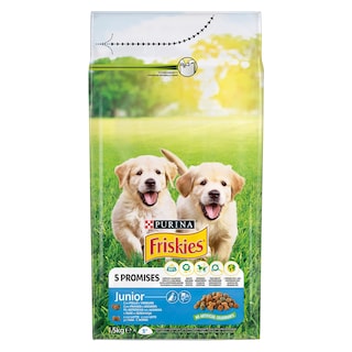 FRISKIES | Σκυλοτροφή Junior Κοτόπουλο Λαχανικά 1.5kg