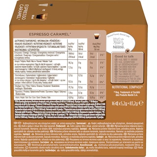 NESCAFE | DOLCE GUSTO | Κάψουλες Καφέ Espresso Caramel 16x5,2g