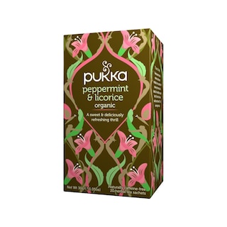 PUKKA | Αφέψημα Βιολογικό Peppermint & Licorice 20x1.5g
