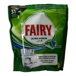 FAIRY | ΚΑΨΟΥΛΕΣ ΠΛΥΝΤΗΡΙΟΥ ΠΙΑΤΩΝ ΚΑΝΟΝΙΚΟ 31 ΤΕΜ 31 ΤΕΜ
