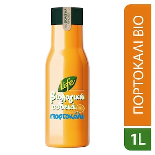 LIFE | Φυσικός Χυμός Πορτοκάλι Bio Βιολογική Σοδειά 1lt