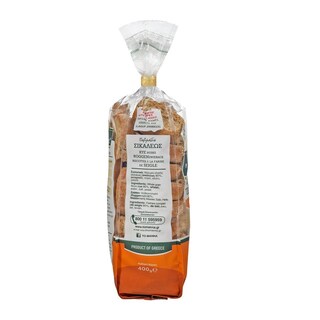 ΜΑΝΝΑ | Παξιμάδια Σικάλεως Ολικής Άλεσης 400gr Έκπτωση 0.40Ε