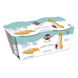 ΚΡΙ ΚΡΙ | Επιδόρπιο Γιαουρτιού Grow Φαρίν Λακτέ 2x140g