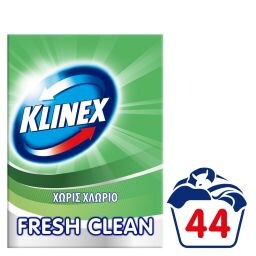 KLINEX | Σκόνη Πλυντηρίου Ρούχων Fresh Clean 44 ΜΕΖ