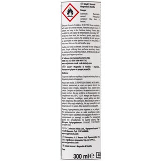 GLADE | ΑΠΟΣΜΗΤΙΚΟ ΧΩΡΟΥ SPRAY ΜΑΝΟΛΙΑ / ΒΑΝΙΛΙΑ 300 ML