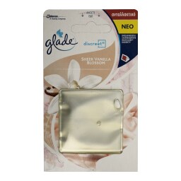 GLADE | Αρωματικό Χώρου Ανταλλακτικό Discreet Sheer Vanilla Blossom 1 Τεμάχιο