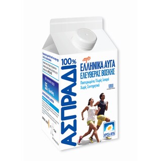 ΧΡΥΣΑ ΑΥΓΑ | Ασπράδι Αυγού Ελευθέρας Βοσκής Παστεριωμένο 500g