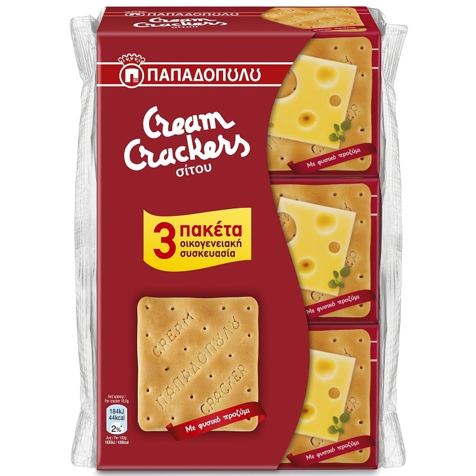 ΠΑΠΑΔΟΠΟΥΛΟΥ Κράκερς Σίτου 3x140g