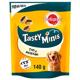 Σνακ Σκύλων Tasty Minis Μοσχάρι Τυρί 140g