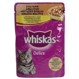 WHISKAS | DELICE | ΓΑΤΟΤΡΟΦΗ ΦΑΚΕΛΟΣ ΚΟΤΟΠΟΥΛΟ 85 GR