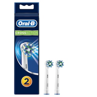 ORAL B | Ανταλλακτικές Κεφαλές Ηλεκτρικής Οδοντόβουρτσας CrossAction 2 τεμ