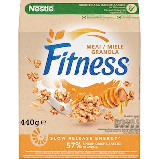 FITNESS | Δημητριακά Ολικής Άλεσης Granola Μέλι 440gr