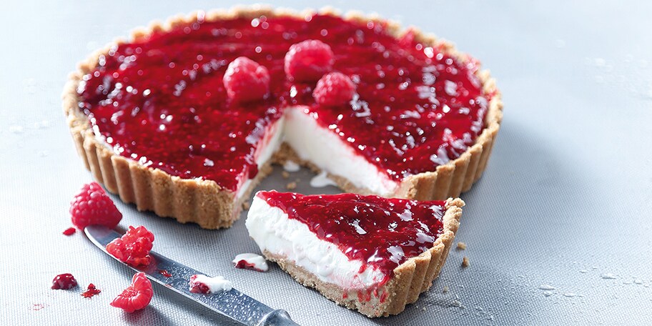 Τάρτα με παγωτό βατόμουρο