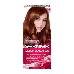 COLOR SENSATION | Βαφή Μαλλιών Σετ 6.46 Έντονο Κόκκινο Κεχριμπαρί 1 Τεμ.