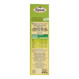 TIPIAK | Κους Κους Bio 400g