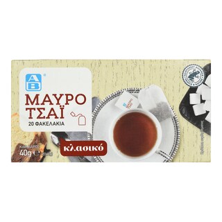 ΑΒ | Μαύρο Τσάϊ Κλασικό 20x2gr