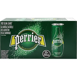 PERRIER | Carbonated Water Natural Mineral Can 10x250ml