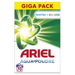 ARIEL | Σκόνη Πλυντηρίου Ρούχων Λευκά και Χρωματιστά 70 Μεζούρες