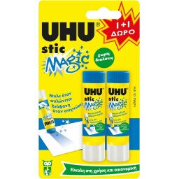 UHU | Κόλλα Stic Magic 2x8,2g