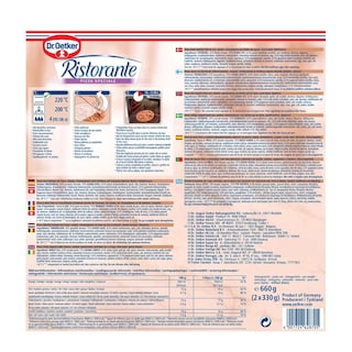 DR.OETKER | Πίτσα Κατεψυγμένη Speciale 2 Τεμάχια 660gr