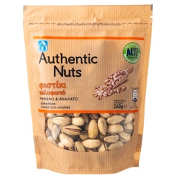 ΑΒ | Φιστίκι Κελυφωτό Ψημένο & Ανάλατο 240gr