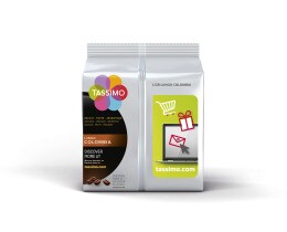 TASSIMO | Κάψουλες Καφέ LOR Espresso Lungo Colombia 16x6.9g