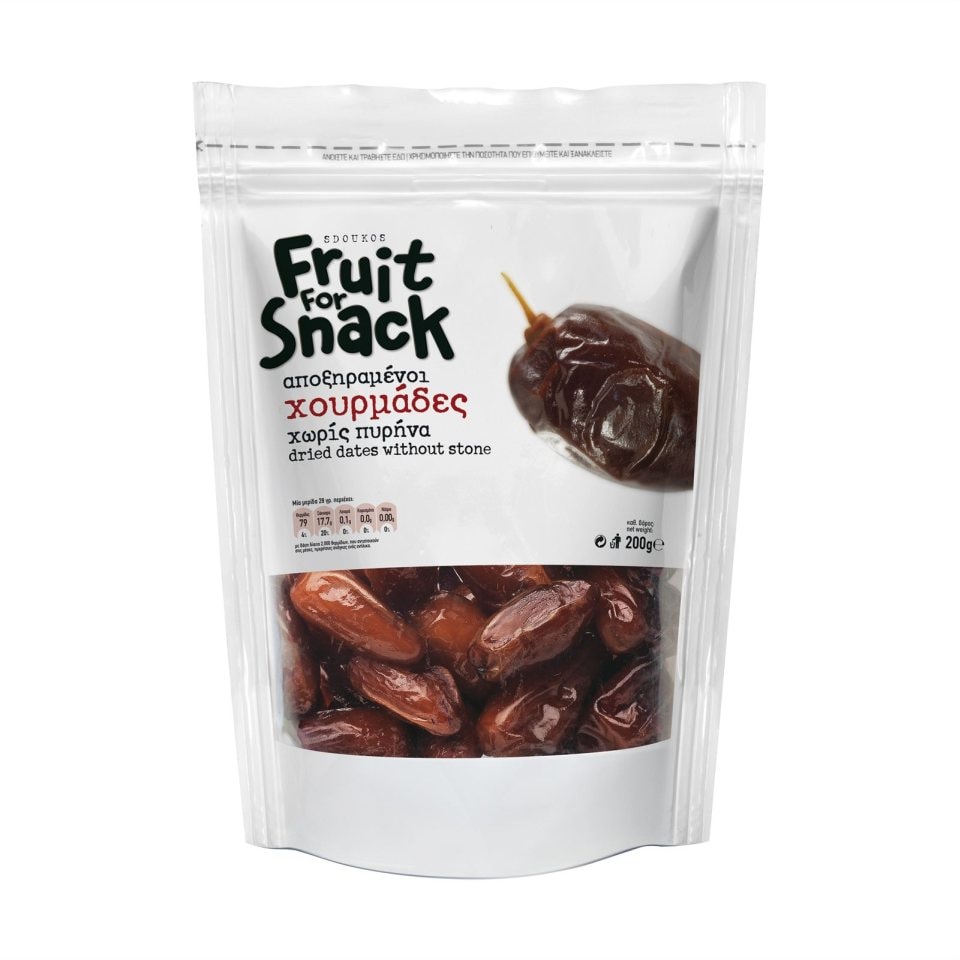 FRUIT FOR SNACK Αποξηραμένα Φρούτα Χουρμάς 200g