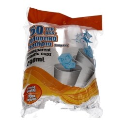 EXCLUSIVE AB | ΠΟΤΗΡΙ ΝΕΡΟΥ ΔΙΑΦΑΝΕΣ 290ΜL 50 ΤΕΜ