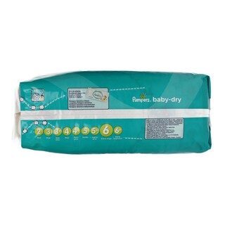 PAMPERS | BABY DRY | ΠΑΝΕΣ ΜΩΡΟΥ EXTRA LARGE 15+ KGR No 6 33 ΤΕΜ