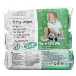 CARE | Μωρομάντηλα Sensitive 3x72 Τεμάχια