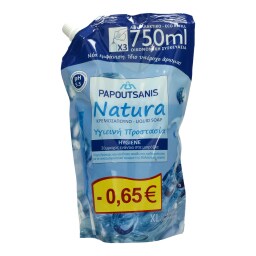 NATURA | ΥΓΡΟ ΣΑΠΟΥΝΙ ΑΝΤΑΛΛΑΚΤΙΚΟ ΥΓΙΕΙΝΗ ΠΡΟΣΤΑΣΙΑ 750ML 0.65EURO