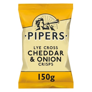 PIPERS | PIPERS CHIPS CHEDDAR&ONION 150GR