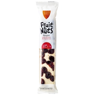 ΣΔΟΥΚΟΣ | SDOUKOS NOUGAT ALMOND AND CRANBERRY100GR  100GR