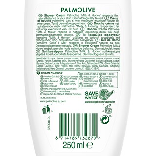 PALMOLIVE | Αφρόλουτρο Naturals Μέλι & Γάλα 250ml