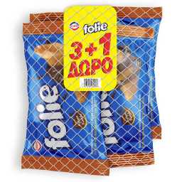 FOLIE | Κρουασάν Κακάο 4x80g 3+1 Δώρο