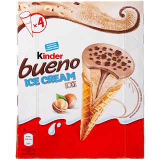 KINDER | Παγωτό Χωνάκι Bueno 4X240gr