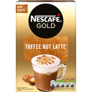NESCAFE | GOLD | Στιγμιαίος Καφές Gold Toffee Nut Latte 156gr