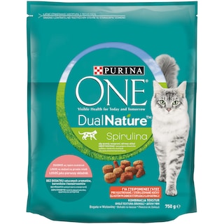 PURINA ONE | Γατοτροφή Dual Nature Sterilcat Σολομός 750g
