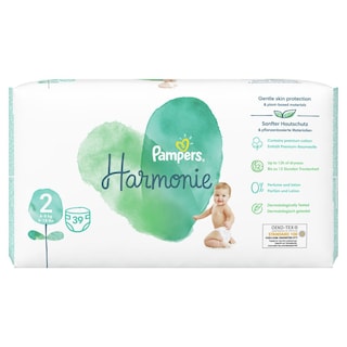 PAMPERS | Πάνες Μωρού Harmonie Νο2 39 Τεμάχια