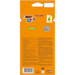 BIC | Μολύβια Ζωγραφικής Kids Tropicolors Πολύχρωμα 12 Τεμάχια