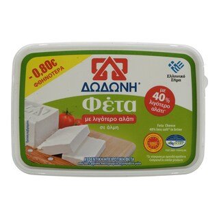 - | ΦΕΤΑ 400GR ΤΑΠΕΡ 40% ΛΙΓ ΑΛΑΤΙ 0.80Ε