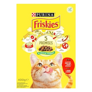 FRISKIES | Γατοτροφή Βοδινό και Κοτόπουλο με Λαχανικά 400g