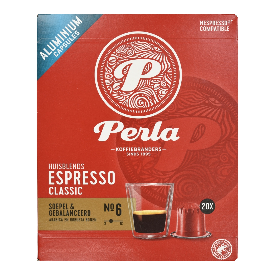 PERLA BEVERAGES Κάψουλες Καφέ Perla Espresso Classic 20x5g