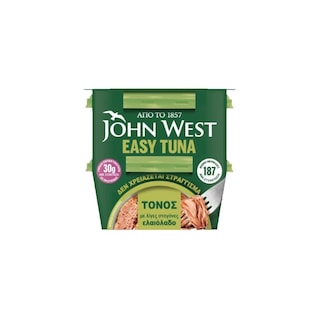 JOHN WEST | Τόνος Easy Tuna Ελαιόλαδο 2x110g