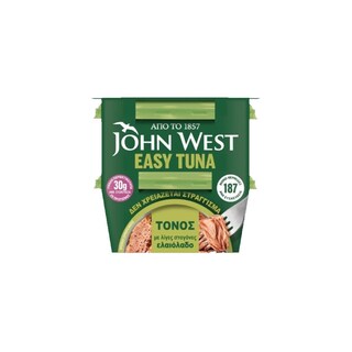 JOHN WEST | Τόνος Easy Tuna Ελαιόλαδο 2x110g
