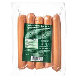 ΠΙΝΔΟΣ | Λουκάνικα Hot Dog Κοτόπουλο 280g Έκπτωση 20%